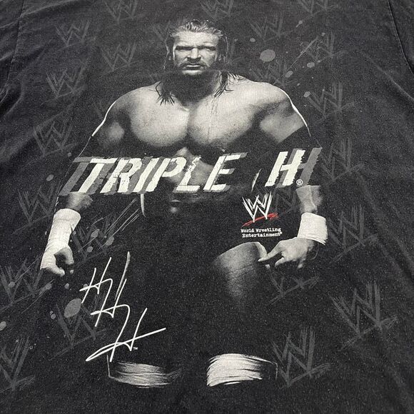 Vintage WWE Triple H T-Shirt Men’s Wrestling World Wrestling Entertainment 2000s - Picture 3 of 3
